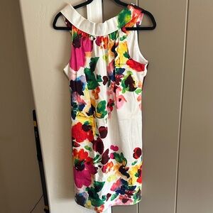 Jessica Howard Colorful Floral Sleeveless Dress